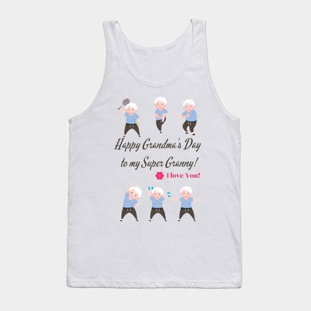 Super Grandma Tank Top by ViaSabo